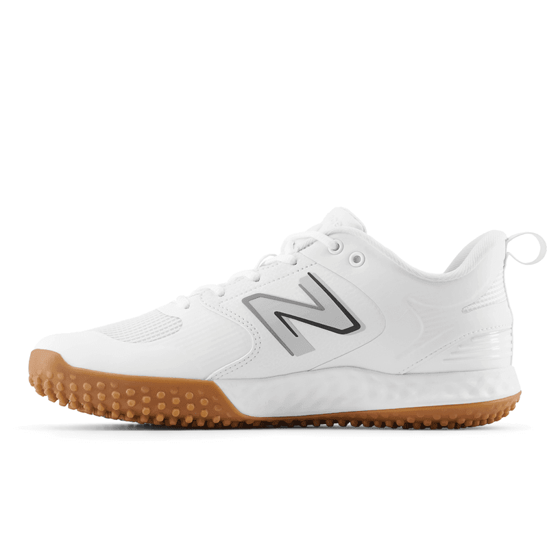 New Balance Fresh Foam 3000 v6 (White & White Gum Sole) Turf Trainer